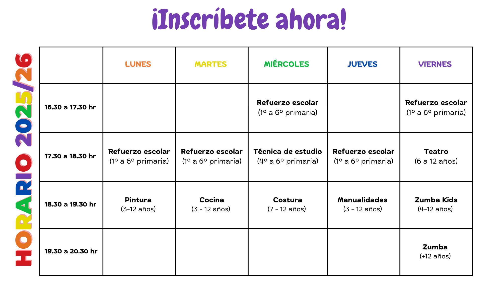 CALENDARIO 202425 (1) Calendario de actividades